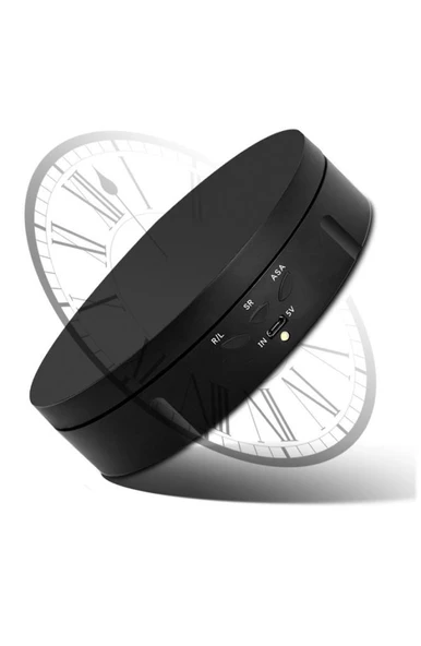 Ürün Çekimi ve Vitrin için 3 Kademeli Dönen Sunum Standı 10 KG - 6