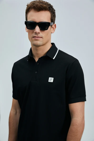 Lufian 111040211 Echo Polo Yaka Tişort Erkek T-Shirt - 6