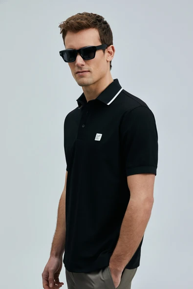 Lufian 111040211 Echo Polo Yaka Tişort Erkek T-Shirt - 7
