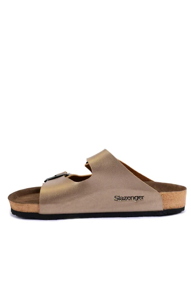 Lens Kadın Terlik Altın - 4