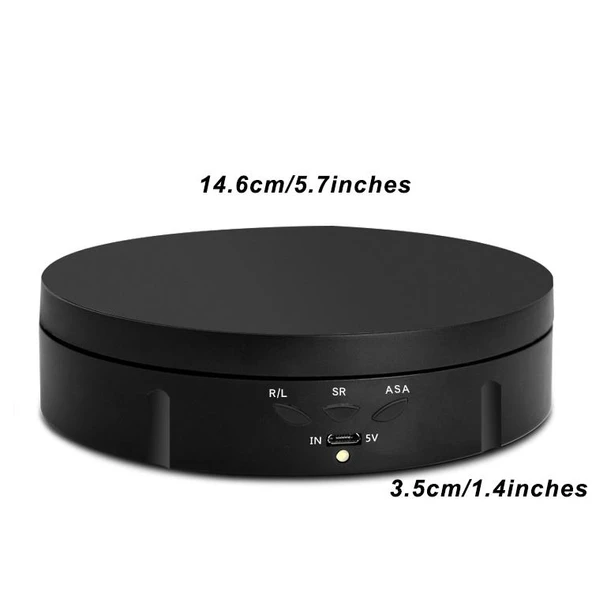 Ürün Çekimi ve Vitrin için 3 Kademeli Dönen Sunum Standı 10 KG - 5