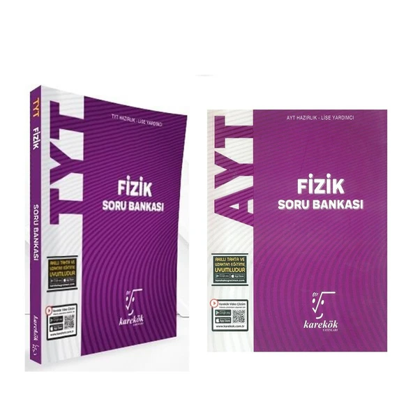 Karekök Yayınları TYT ve AYT Fizik Soru Bankası Seti 2 Kitap