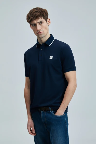 Lufian 111040211 Echo Polo Yaka Tişort Erkek T-Shirt - 3
