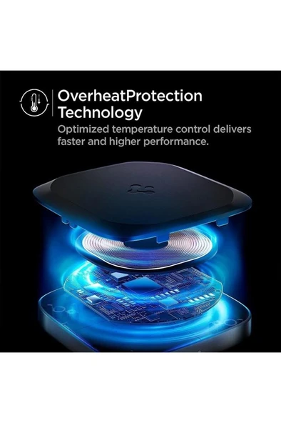 Spigen Powerarc Arcfield 15w Max Hızlı Kablosuz Şarj Cihazı (ios 7.5w / Android 10w / Pixel 15w) - Ach02578 - 5