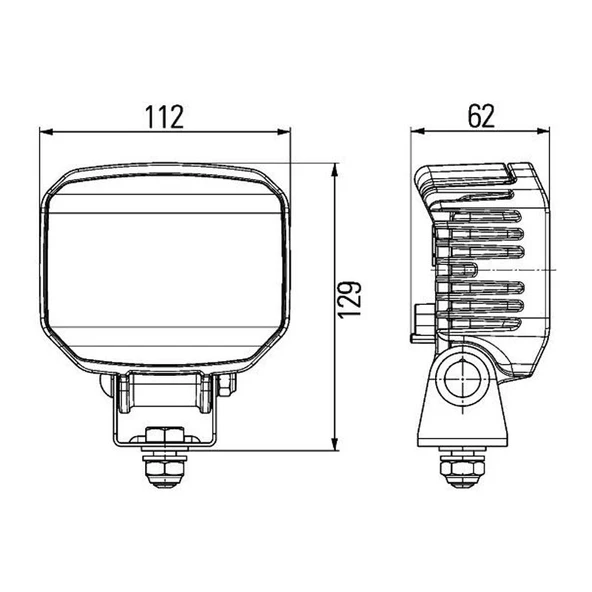 Hella Off-Road Led Lamba 12V-24V Power Beam 1800 1GA996388-031 - 3