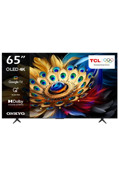 TCL 65C655 65'' 164 Ekran Uydu Alıcılı 4K Ultra HD Google QLED TV