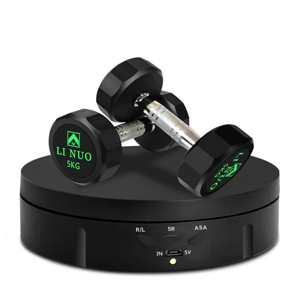 Ürün Çekimi ve Vitrin için 3 Kademeli Dönen Sunum Standı 10 KG - 2