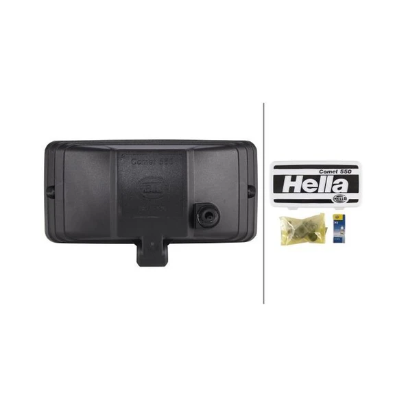Hella Comet 550 Uzun Hüzme 12V H3 Halojen Far 1ND005700-421 - 2