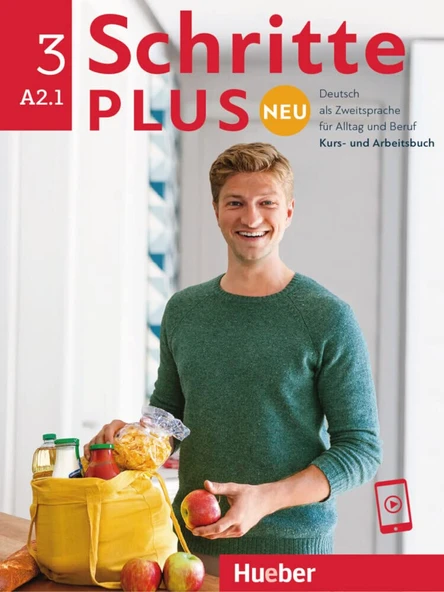 Schritte A2.1 PLUS Neu 1 Kurs Und Arbeitsbuch + Ar Teknolojisi Ile Kolay Öğrenme
