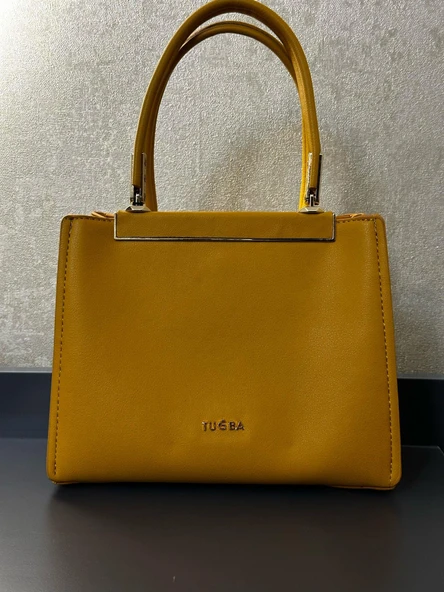 Tuğba El Ve Kol Çantası Olarak Tasarlanmış Bayan Omuz Çantası VS.BLKT.0189 - Resim 3