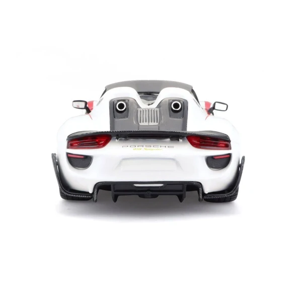 28009 Burago Porsche 918 Spyder 1:24 Model Araba - 6