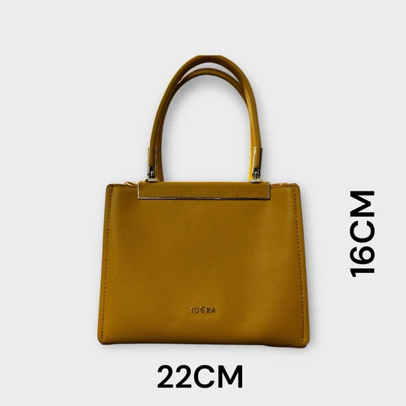 Tuğba El Ve Kol Çantası Olarak Tasarlanmış Bayan Omuz Çantası VS.BLKT.0189 - Resim 2