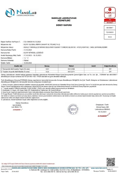 GLİNT 1 Litre %100 Bitkisel Küf Fırın Izgara Temizleyici Yağ Sökücü Çok Amaçlı Yüzey Temizleyici - 5