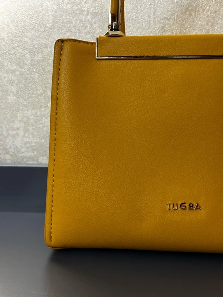 Tuğba El Ve Kol Çantası Olarak Tasarlanmış Bayan Omuz Çantası VS.BLKT.0189 - Resim 4