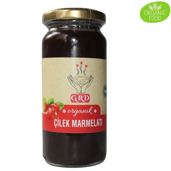 GRD Organik Çilek Marmelatı 270 gr