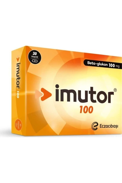 ECZACIBAŞI Imutor Beta Glukan 100 mg 30 Kapsül - 1