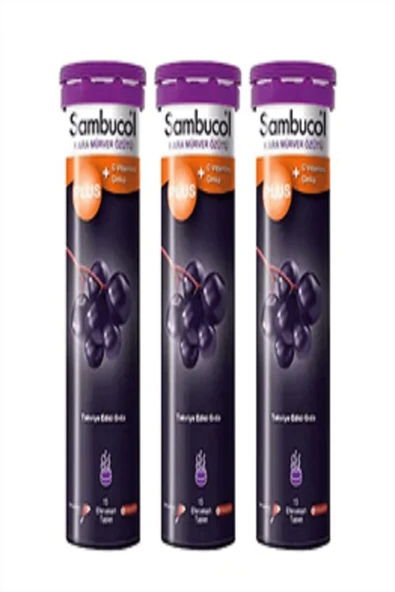 SAMBUCOL Plus Effervesant 15 Tablet 3 Lü - 1