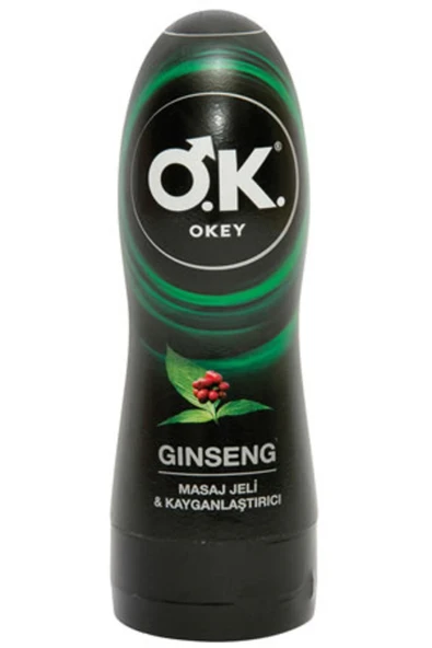 OKEY Masaj Jeli & Kayganlaştırıcı Ginseng 200 Ml  Kayganlaştırıcı Jel