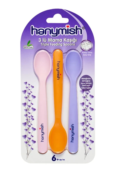 HANYMİSH 3'Lü Mama Kaşığı