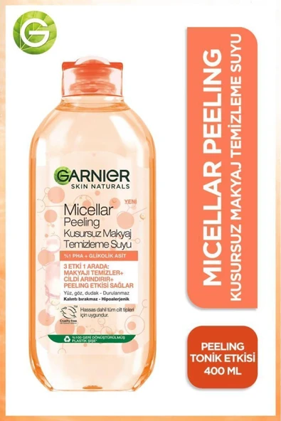 Micellar Peeling Kusursuz Makyaj Temizleme Suyu 400 Ml