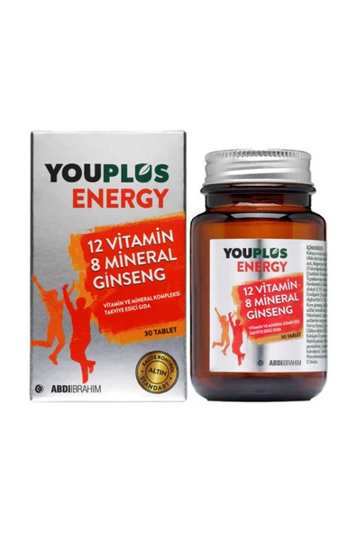 YOUPLUS ENERGY VİTAMİN MİNERAL 30 TABLET - 2