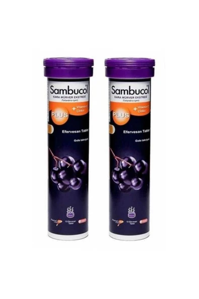 SAMBUCOL Plus 15 Efervesan Tablet 2 Adet
