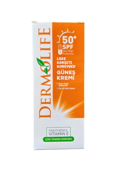 DENİZPHARMA Dermolife Spf50 Leke Karşıtı Koruyucu Yüz Ve Vücut Kremi 100 ml
