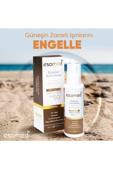 ESOMED Hassas Ciltler Için Yüksek Korumalı Leke Karşıtı Pigment Güneş Kremi Uva Uvb Spf50 150 Ml - 2