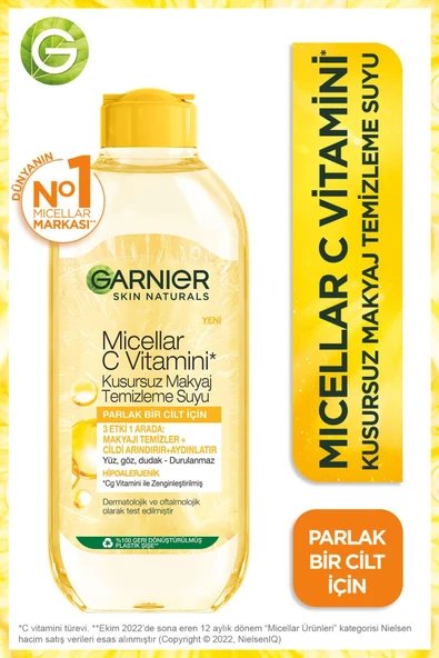 Micellar C Vitamini Kusursuz Makyaj Temizleme Suyu 400ml