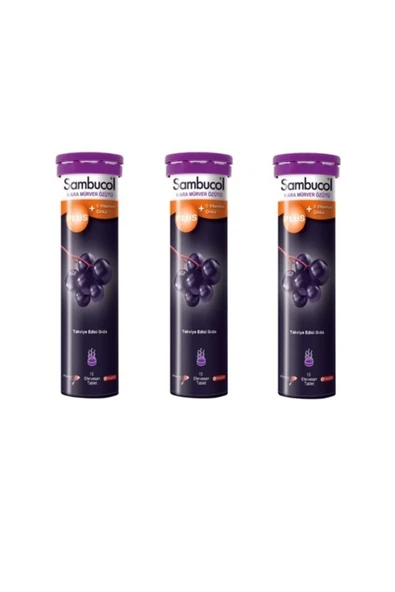 SAMBUCUS Sambucol 15 Tablet X3 ürün görseli