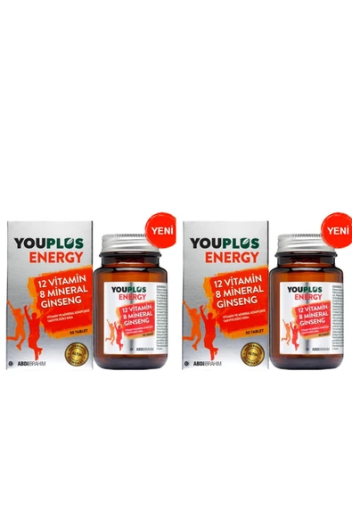 YOUPLUS Multi Ener-g Multivitamin 30 Tablet 2 Kutu