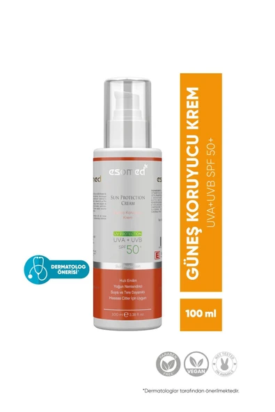ESOMED Yüksek Koruyucu Nemlendirici Spf50 Uva Uvb Leke Bırakmayan Güneş Kremi 100 ml - 2
