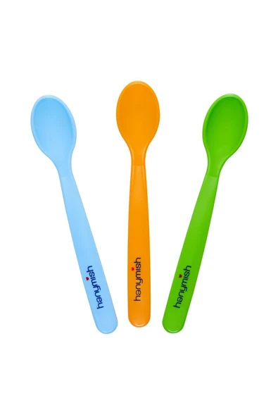 HANYMİSH Bebek Mama Kaşığı 3'lü Bpa Free