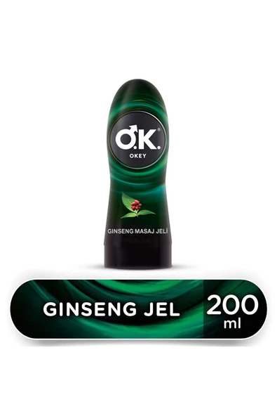 OKEY Ginseng Masaj Jeli 200 ml