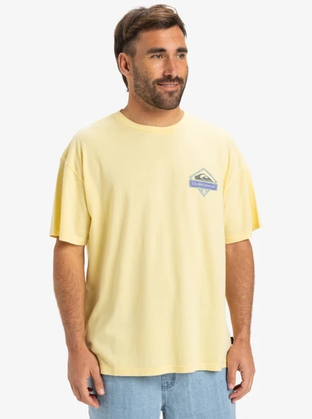 Quiksilver Crystal Jet Erkek Sarı Tişört EQYZT08023 Sarı