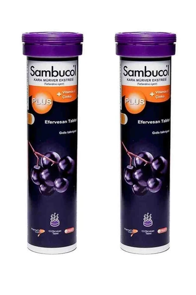 SAMBUCOL Plus Efervesan Tablet 2 Adet - 1