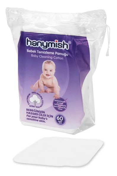 HANYMİSH Bebek Temizleme Pamuğu