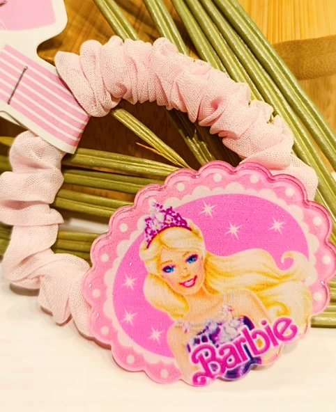 Monalisa Home Lüks Barbie Figürlü Tül Lastik Toka ürün görseli