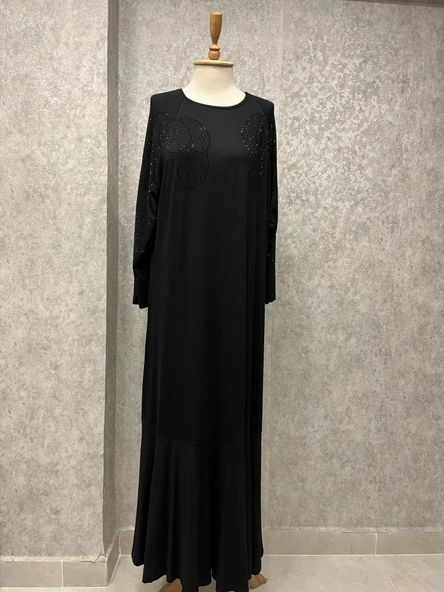 25Y9081 ELBİSE PENYE KUMAŞ ETEĞİ VOLANLI