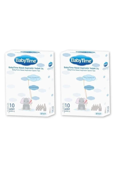 BABYTİME Nazal Burun Aspiratör Yedek Ucu 2'li Paket