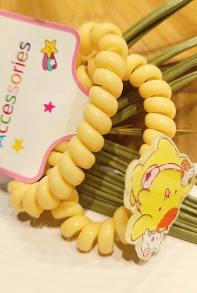 Monalisa Home Sarı İkili Lüks Gösterişli Elastilk Kıvrımlı Toka ürün görseli