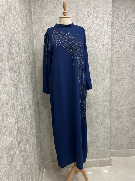 25Y4777 ELBİSE ABİYE TAŞLI