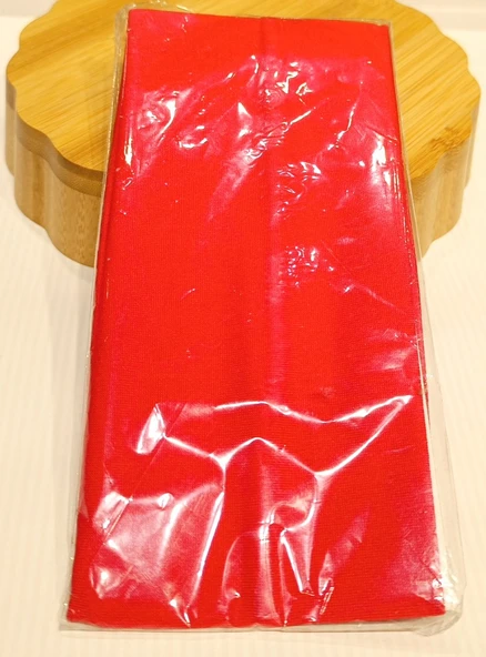 Monalisa Home Kırmızı Büyük Lüks Sportif Elastik Saç Bandana ürün görseli 1