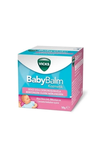 VICKS FIRST Babybalm Vicks Bebekler Için Nemlendirici 50 gr