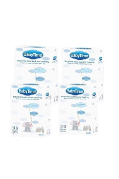 BABYTİME Nasal Burun Aspiratör Yedek Ucu 4 Lü Paket