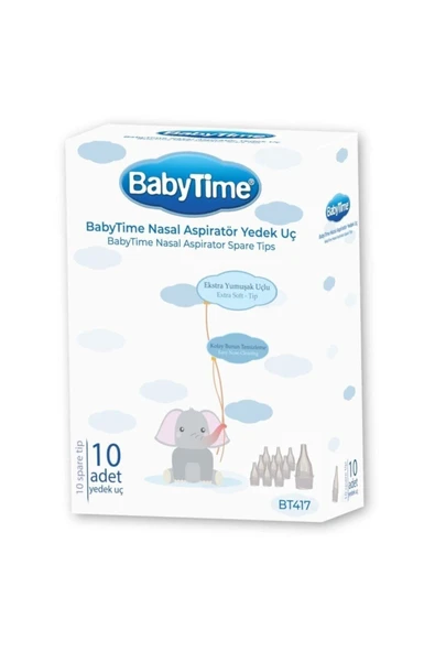 BABYTİME Nazal Aspiratör 10'lu Yedek Ucu