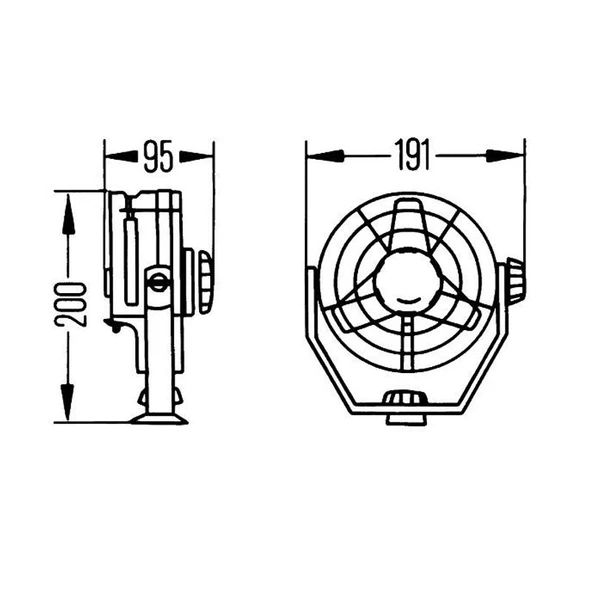 Hella Marine Deniz Turbo Vantilatör 12V 8EV003361-001 - 2