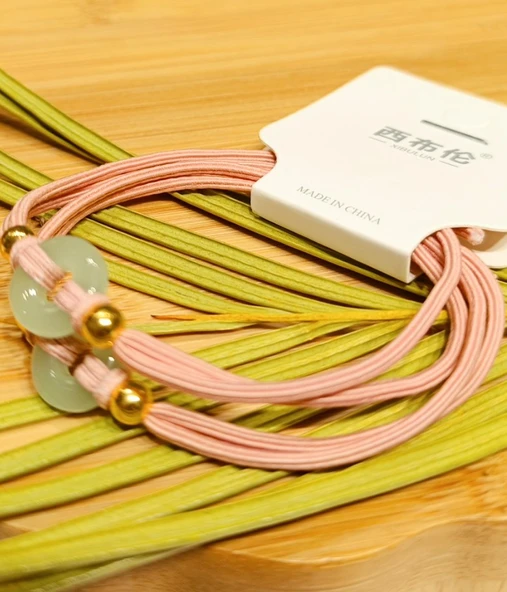 Monalisa Home Lüks Figürlü İkili  Renkli Lastik Toka ürün görseli