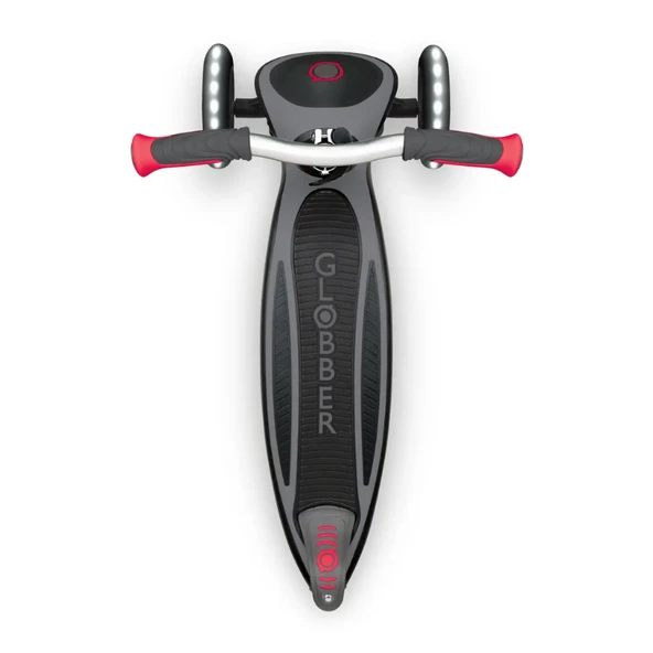Globber Master Işıklı Katlanabilir Scooter - Siyah / Kırmızı - 5