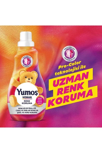 Yumoş Uzman Renk Koruma Çamaşır Yumuşatıcısı 1200 ML - 3